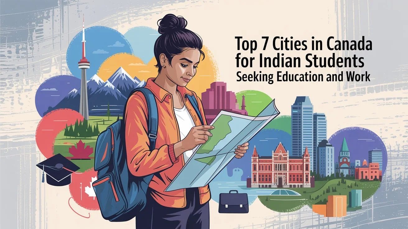 Top 7 Cities in Canada for Indian Students Seeking Education and Work