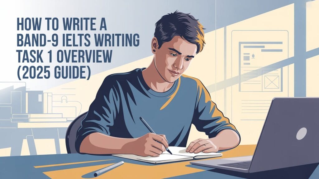How to Write a Band-9 IELTS Writing Task 1 Overview (2025 Guide)