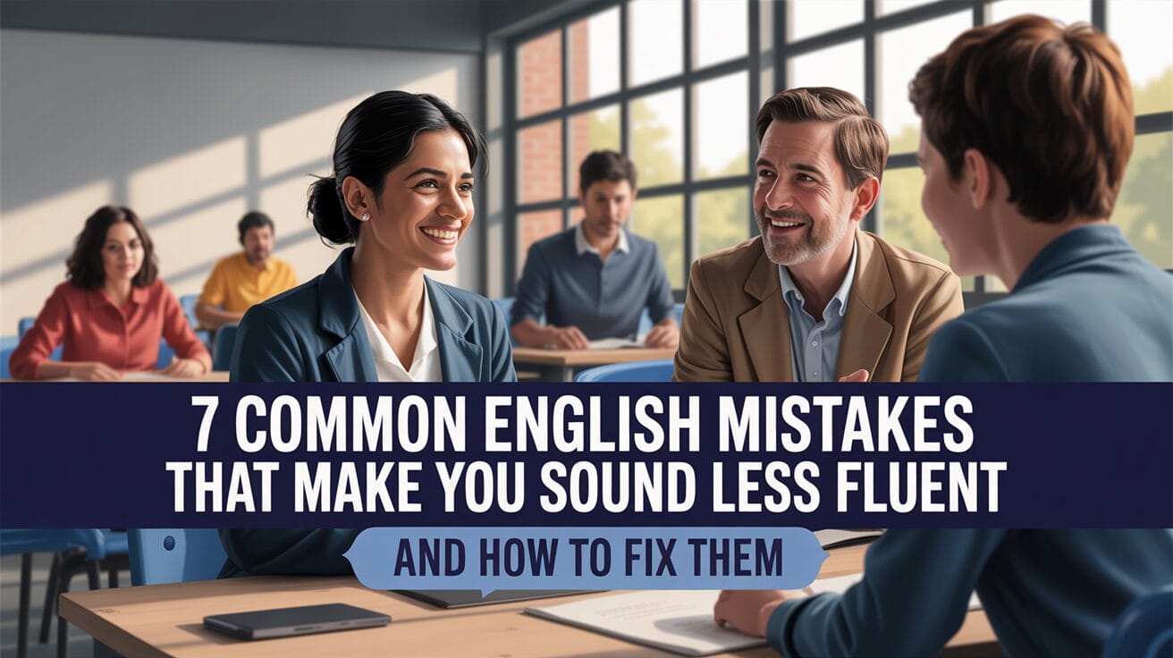 7 Common English Mistakes That Make You Sound Less Fluent (and How to Fix Them)