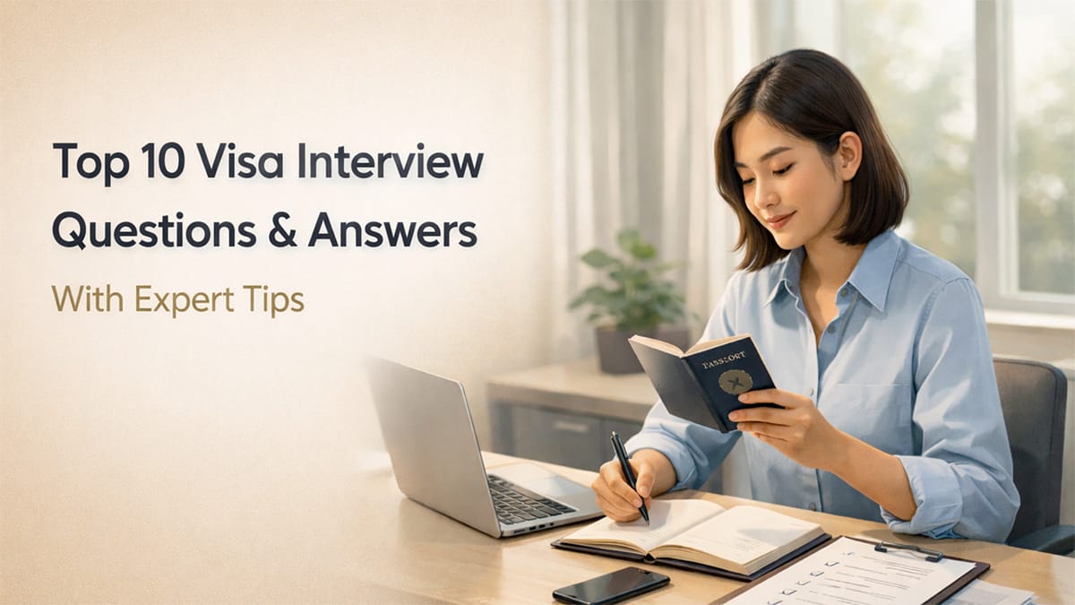 Top 10 Visa Interview Questions & Answers (With Expert Tips)